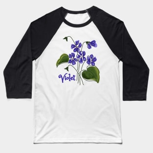 Violet Baseball T-Shirt